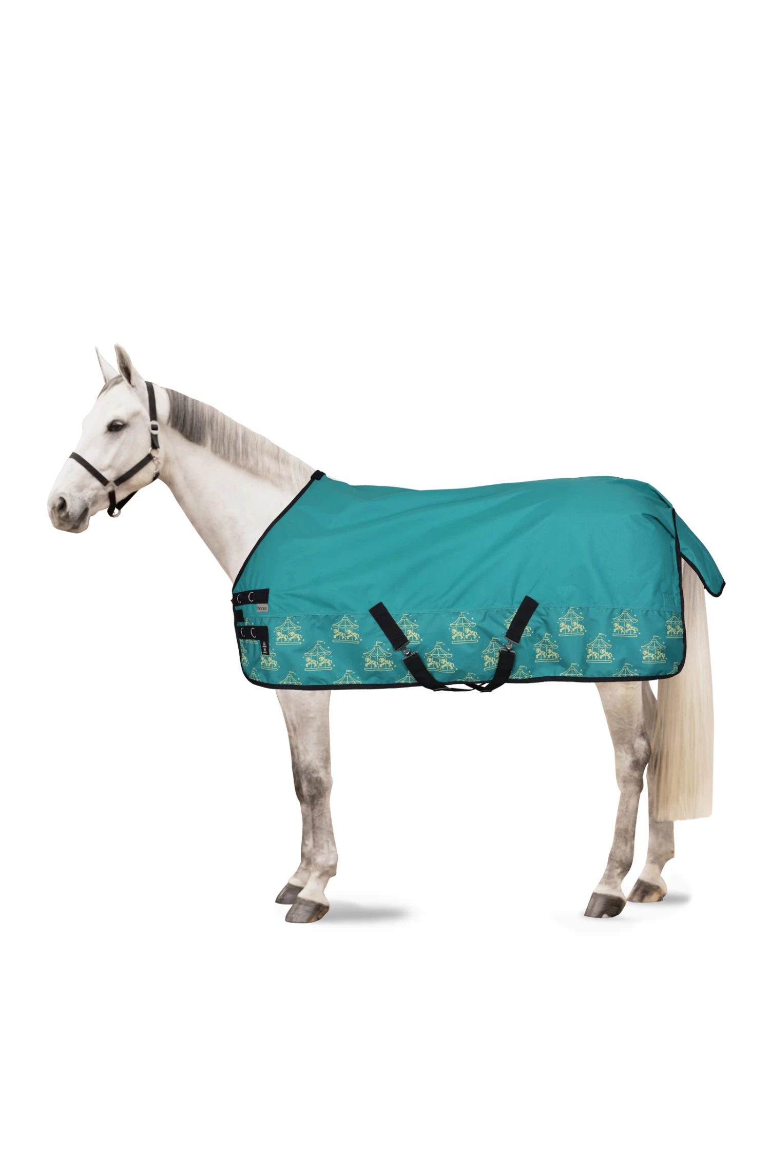 Horze Magic Carousel Pony Turnout Rug With Fleece Lining 3 Horze Magic Carousel Pony Turnout Rug With Fleece Lining