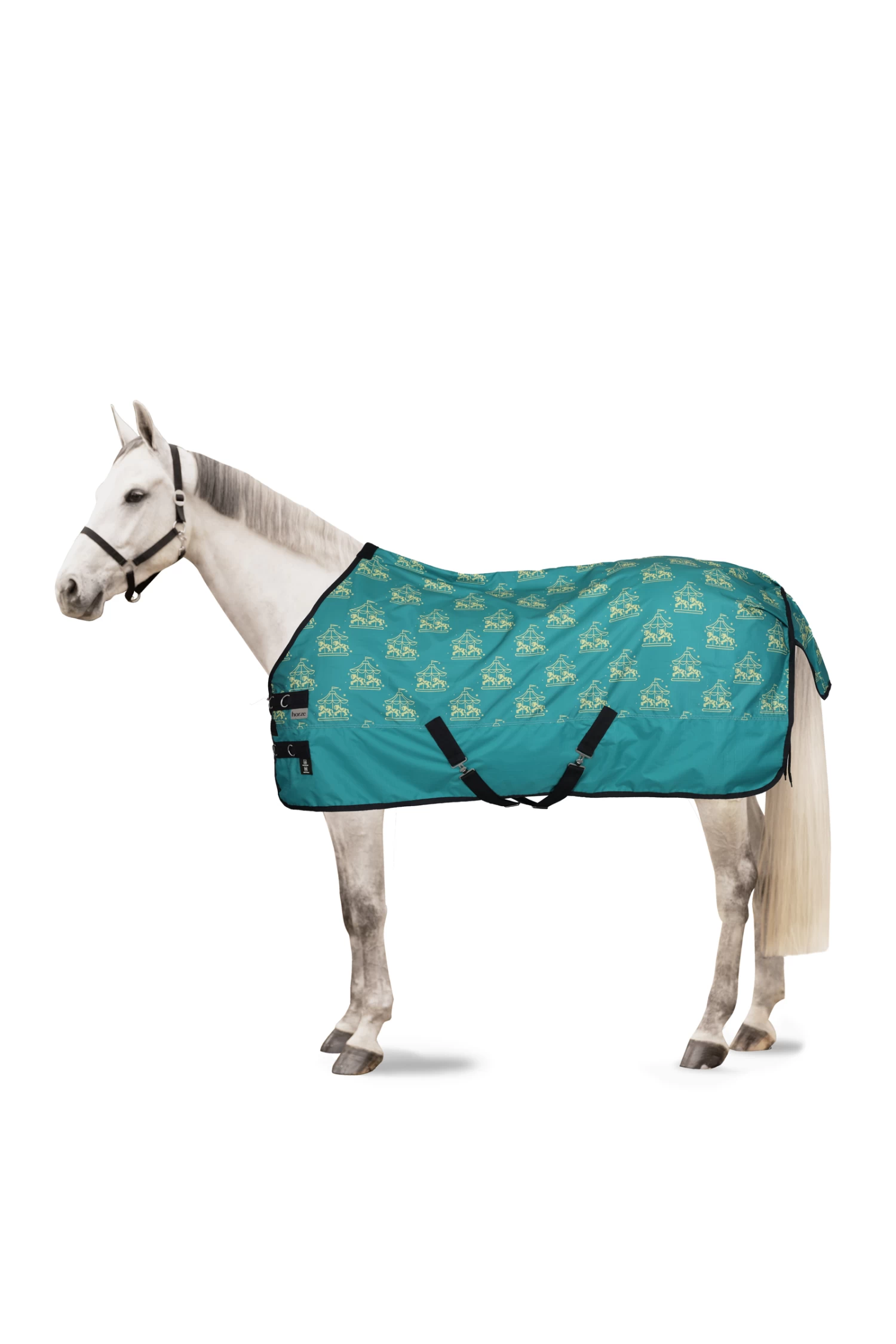 Horze Magic Carousel Pony Turnout Rug, 0g 3 Horze Magic Carousel Pony Turnout Rug, 0g