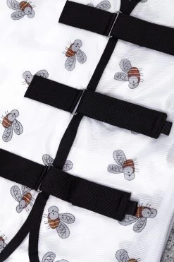 Horze Defender Fly Rug With Full Neck -Sports - Horse Equipment Shop 24844 WH FLY 3