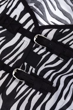 Horze Defender Fly Rug With Full Neck -Sports - Horse Equipment Shop 24844 zebra 02