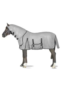 Horze Paso Fino Fly Rug With Hood And UV Protection -Sports - Horse Equipment Shop 24893 061 01