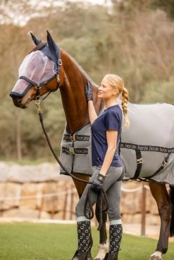 Horze Paso Fino Fly Rug With UV Protection -Sports - Horse Equipment Shop 24894 061 08
