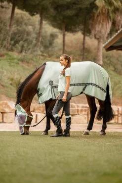 Horze Paso Fino Fly Rug With UV Protection -Sports - Horse Equipment Shop 24894 616 07