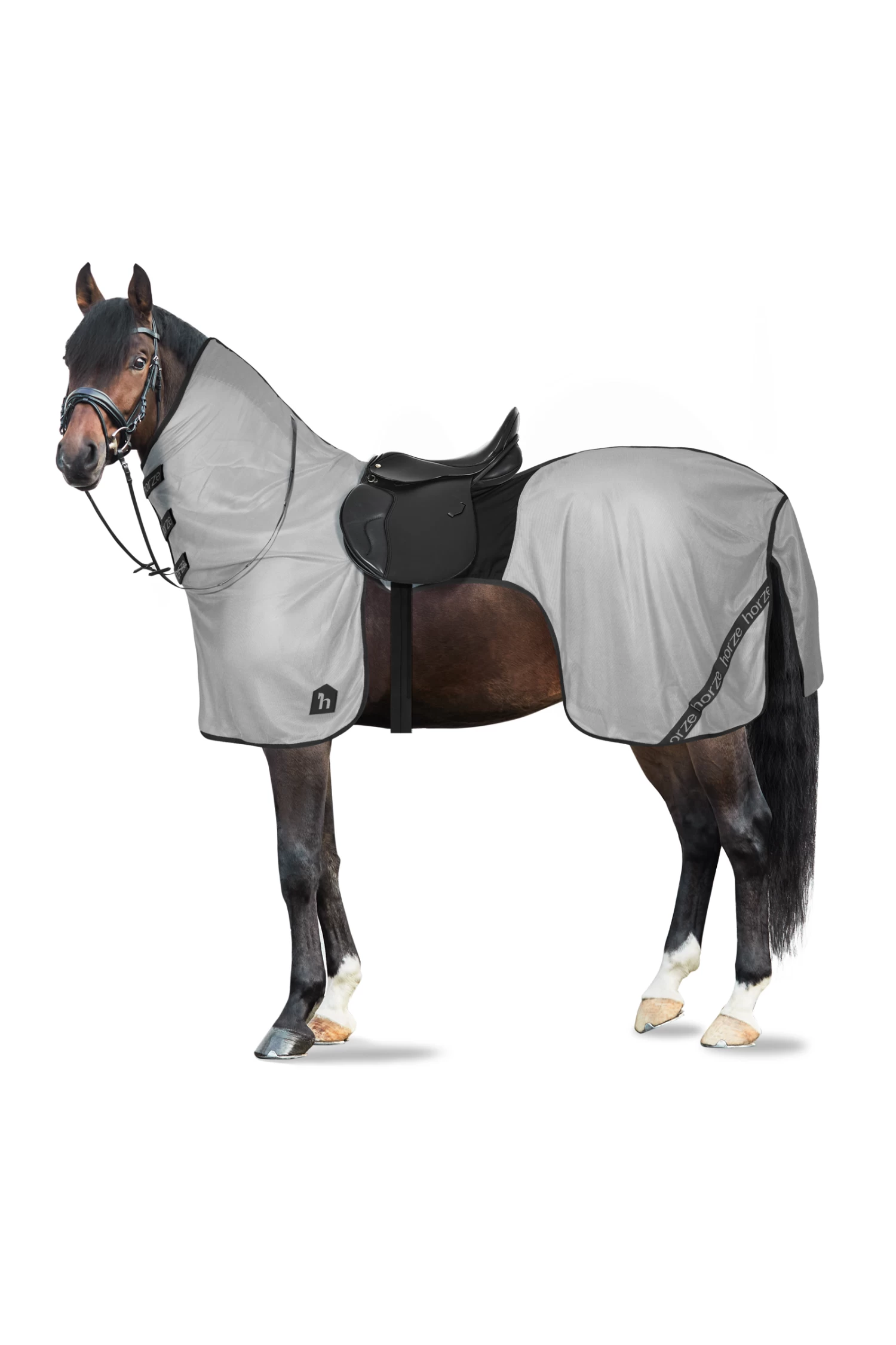 Horze Paso Fino Riding Fly Rug With Detachable Neck And UV Protection 11 Horze Paso Fino Riding Fly Rug With Detachable Neck And UV Protection - Image 9