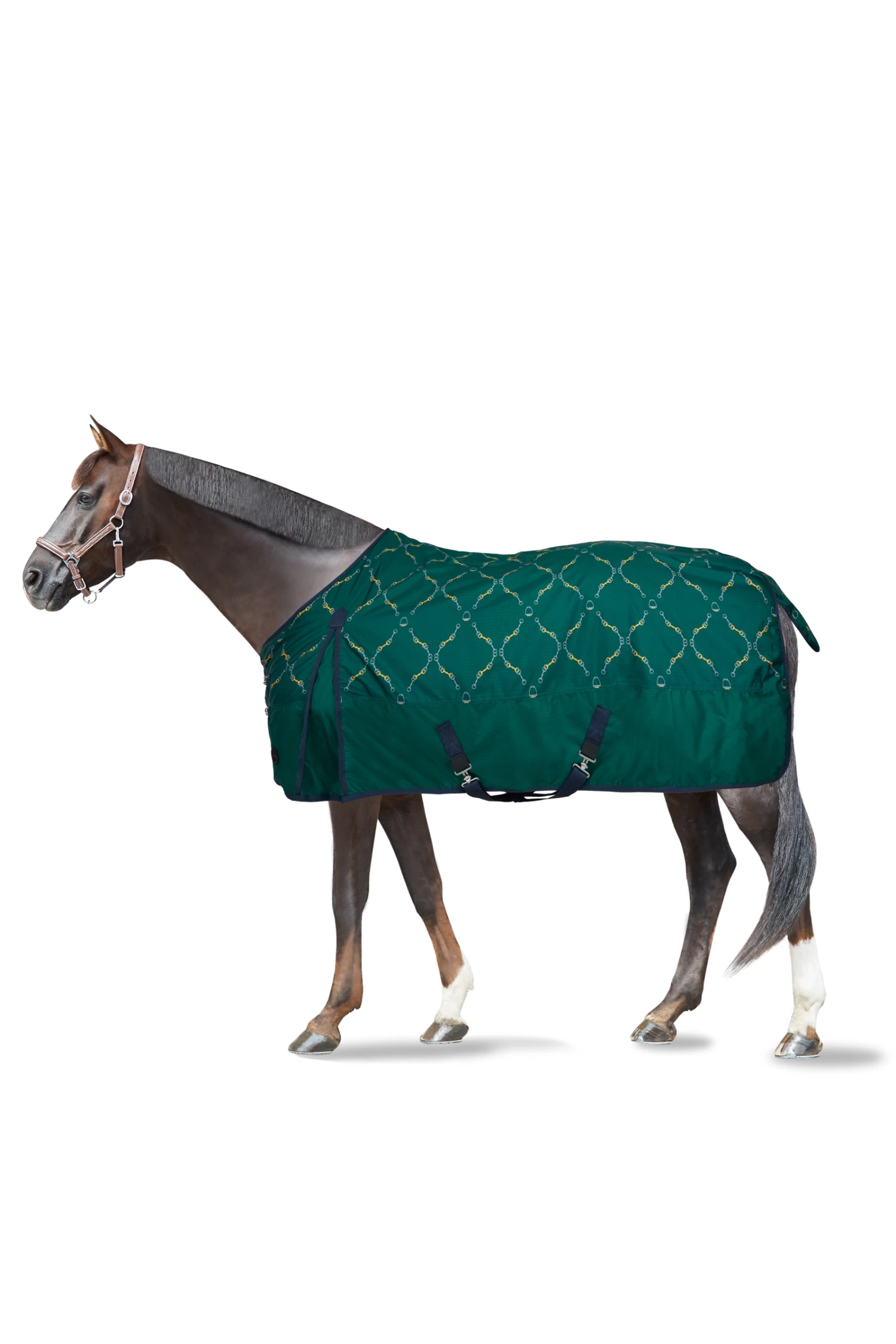 Horze Turnout Rug With Bit Print, 200g 3 Horze Turnout Rug With Bit Print, 200g