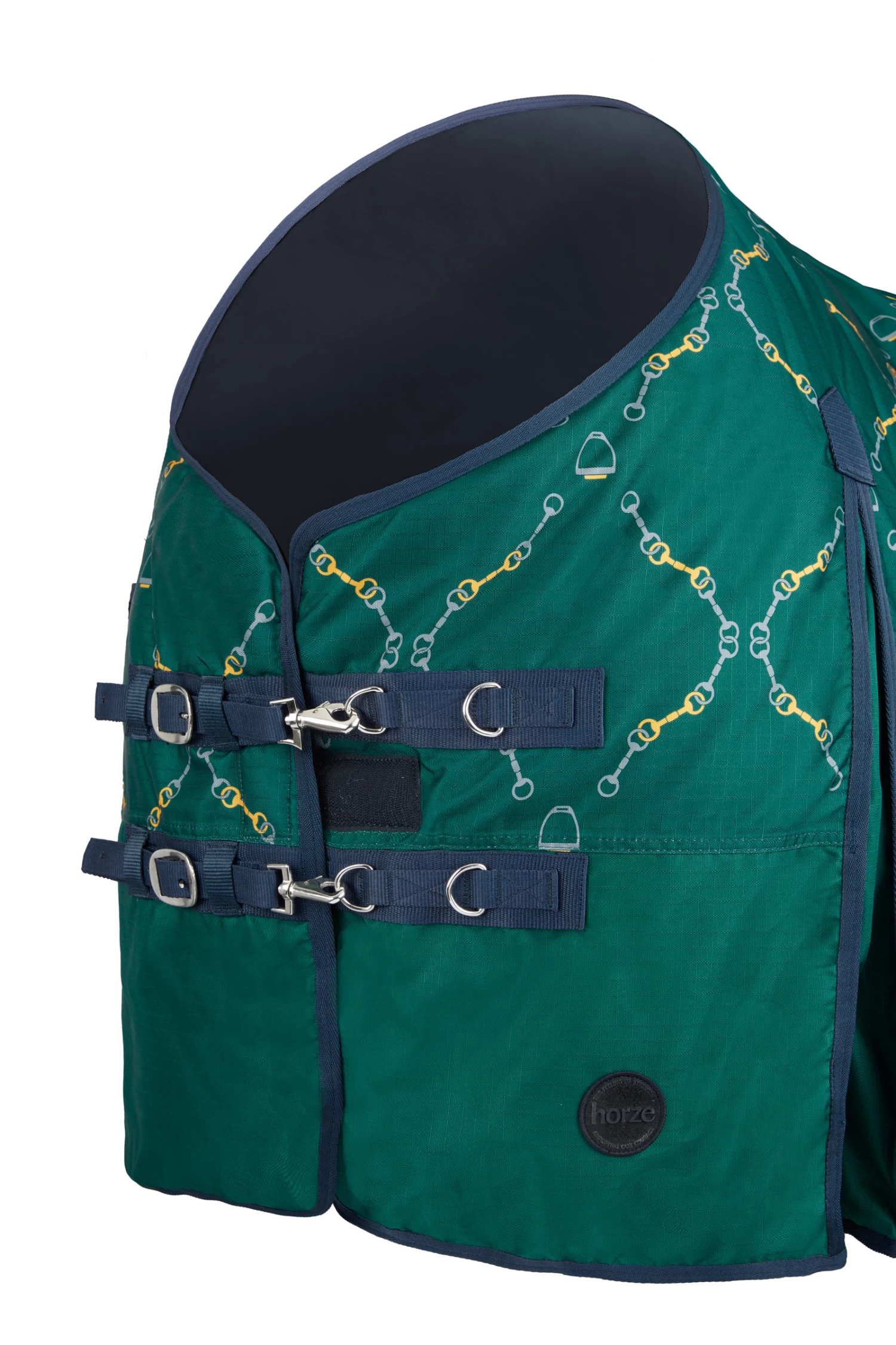 Horze Turnout Rug With Bit Print, 200g 4 Horze Turnout Rug With Bit Print, 200g - Image 2