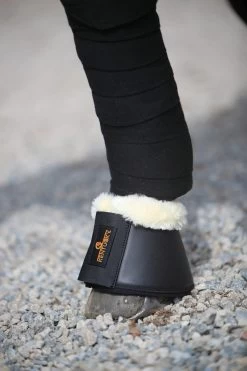 Kentucky Horsewear Sheepskin Leather Overreach Boots -Sports - Horse Equipment Shop 307123 BL 2