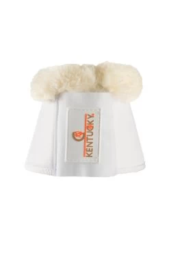 Kentucky Horsewear Sheepskin Leather Overreach Boots -Sports - Horse Equipment Shop 307123 WH 1