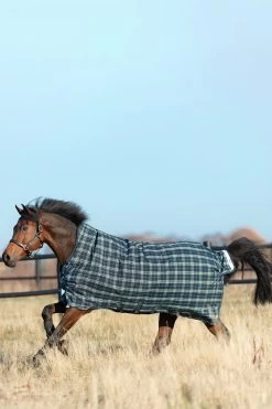 Horseware Rhino Wug Turnout Rug With High Neck, 100g -Sports - Horse Equipment Shop 307630 HGR DB 1