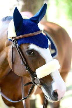 Kentucky Horsewear Sheepskin Noseband Cover -Sports - Horse Equipment Shop 313008 NAT 1