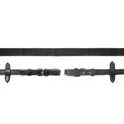 Schockemöhle Durasoft Reins Grip, Leather Reins, Nylon, Rubberised