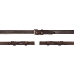 Schockemöhle Leather Reins, Slim, 13mm, No Stop, No Martingal Stop