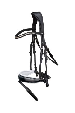 Schockemöhle Malibu Dressage Bridle With Crystal Detail 11 Schockemöhle Malibu Dressage Bridle With Crystal Detail -Sports - Horse Equipment Shop 313775 BL PTG 1