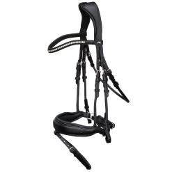 Schockemöhle Malibu Dressage Bridle With Crystal Detail 9 Schockemöhle Malibu Dressage Bridle With Crystal Detail -Sports - Horse Equipment Shop 313775 BL SI 1
