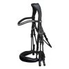 Schockemöhle Venice Weymouth Bridle, Rolled, Crystals -Sports - Horse Equipment Shop 313790 BL PTG SI 1