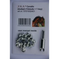 F.R.A. Cavallo Stud Set, 12 Pcs + Tool