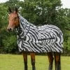 Bucas Sweet-itch Zebra Eczema Full Neck Fly Rug With Fixed Neck