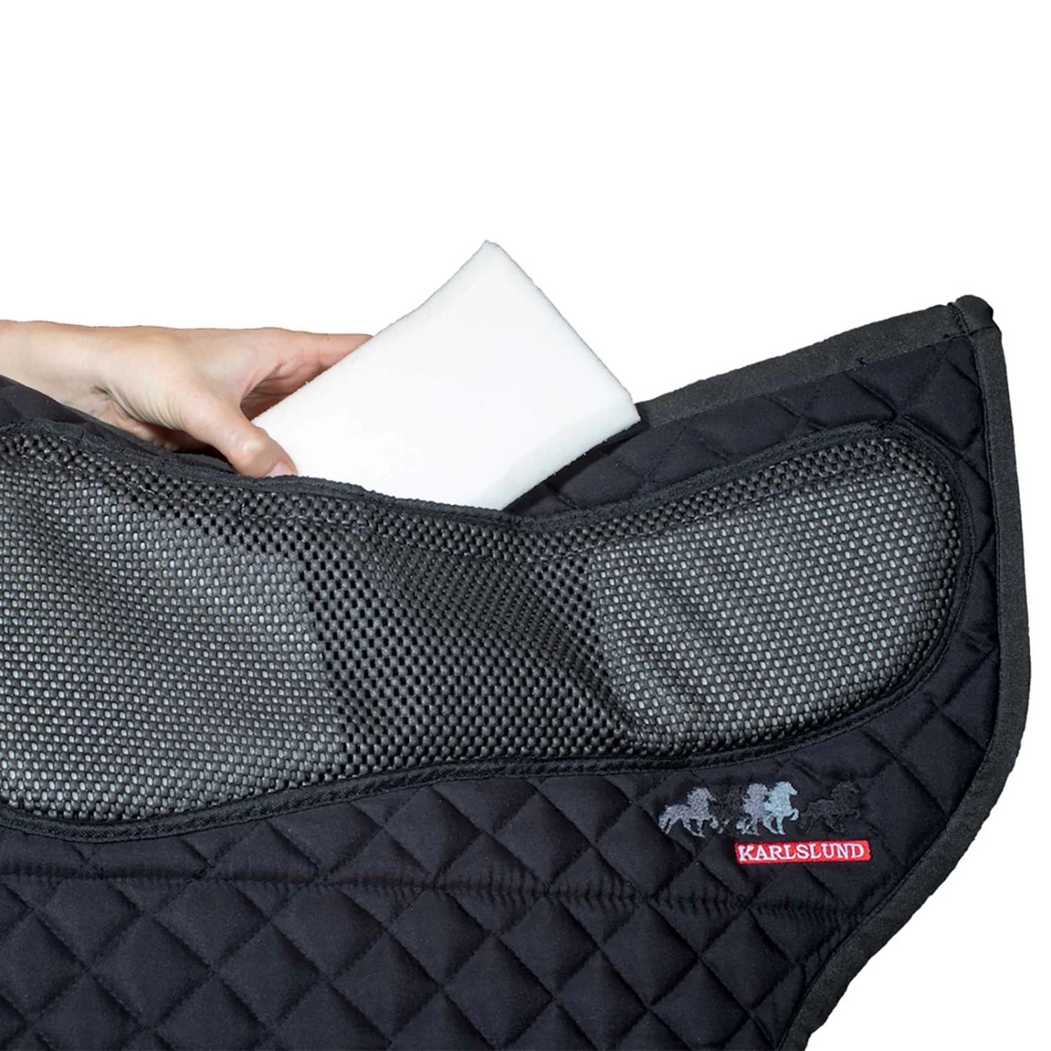 Karlslund Adjustable Saddle Pad, Cotton 4 Karlslund Adjustable Saddle Pad, Cotton - Image 2