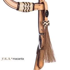 F.R.A. Macanta Complete Bosal Bridle (System 2) -Sports - Horse Equipment Shop 322917 NAT 3