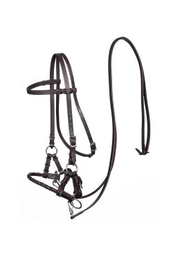 F.R.A. Pariba Sidepull (System 3) Woven Noseband, W/reins -Sports - Horse Equipment Shop 322922 BR 1