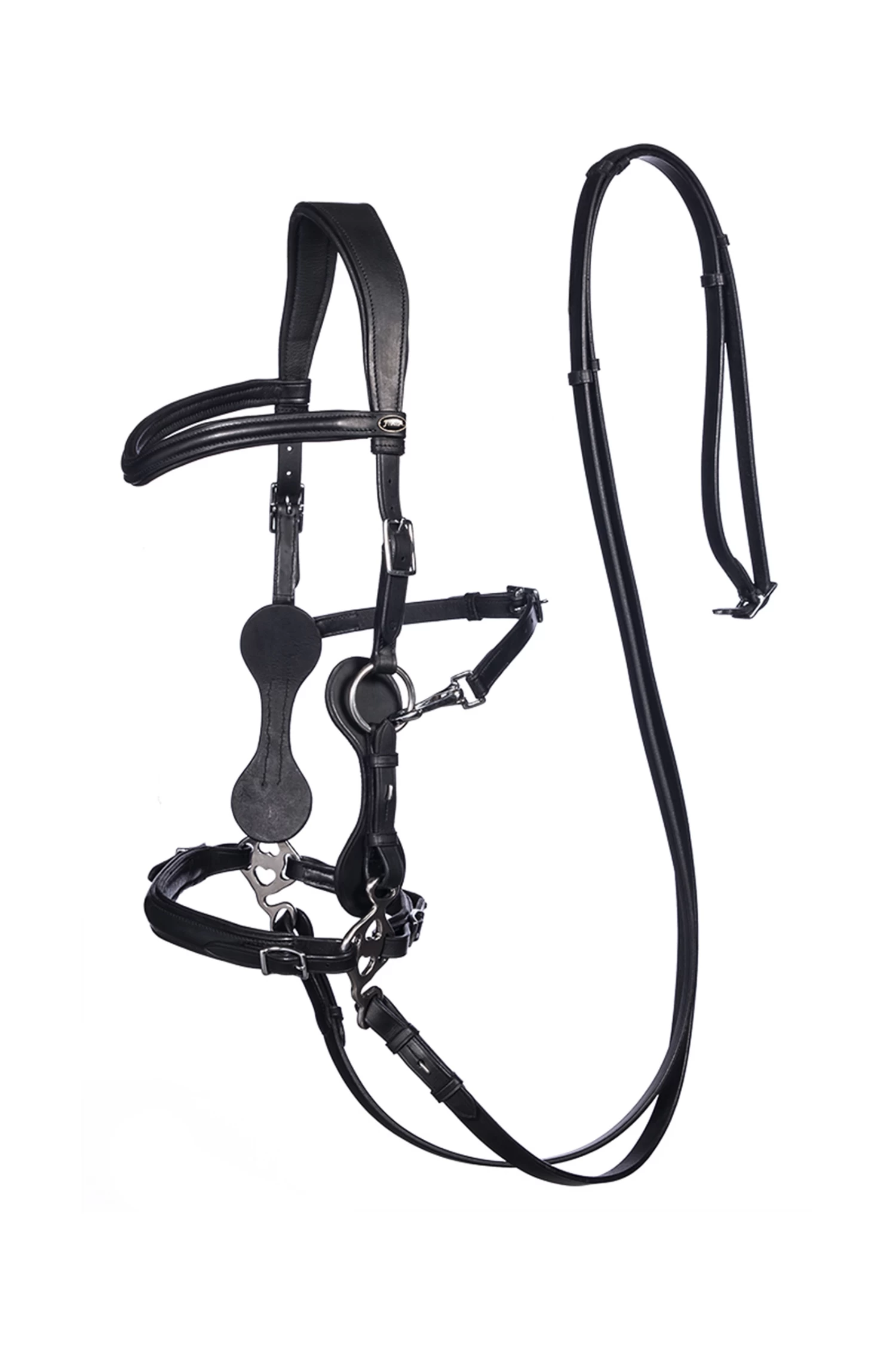 FRA Calli Hackamore Bridle (Syst.2) W/Jaw Straps, Scissors & Rein 3 FRA Calli Hackamore Bridle (Syst.2) W/Jaw Straps, Scissors & Rein