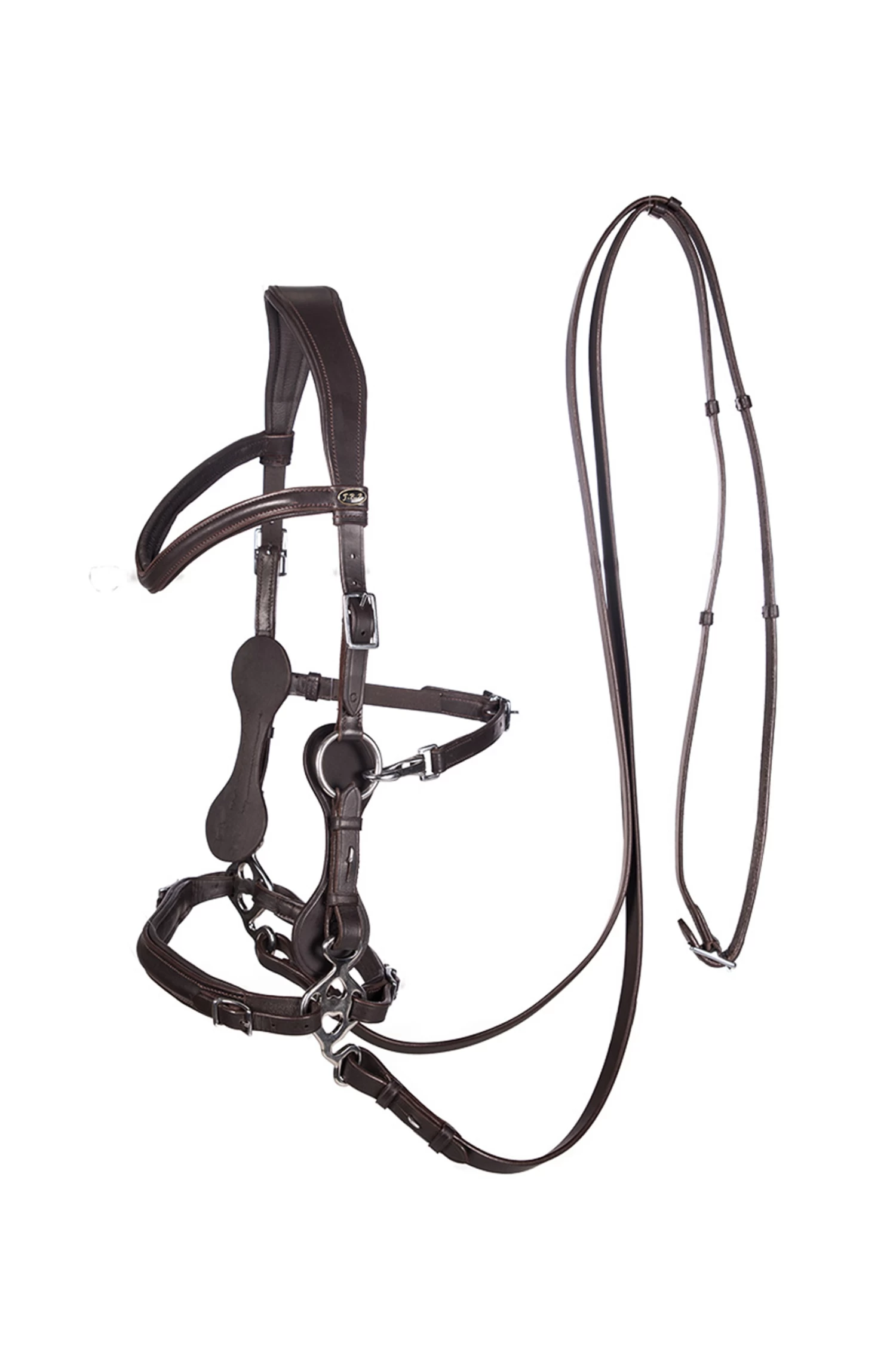 FRA Calli Hackamore Bridle (Syst.2) W/Jaw Straps, Scissors & Rein 6 FRA Calli Hackamore Bridle (Syst.2) W/Jaw Straps, Scissors & Rein - Image 4
