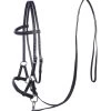 FRA Pardoes Sidepull (System 3) Leather W/ Anti Slip Reins -Sports - Horse Equipment Shop 322960 BL 1