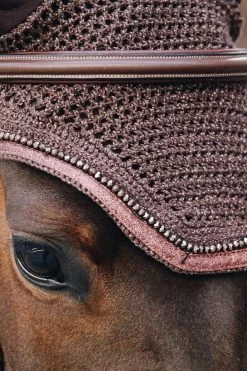 Kentucky Horsewear Wellington Glitter Soundless Fly Veil -Sports - Horse Equipment Shop 329945 BR 3