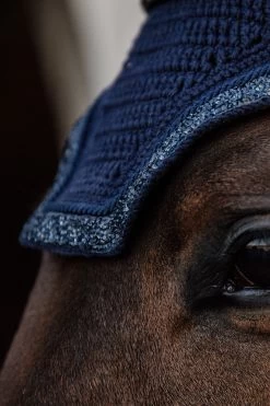 Kentucky Horsewear Fly Veil Wellington Glitter Stone Soundless -Sports - Horse Equipment Shop 333272 DB 2