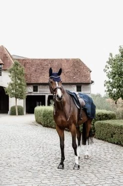 Kentucky Horsewear Heavy Fleece Riding Rug -Sports - Horse Equipment Shop 333278 DB CHK 2