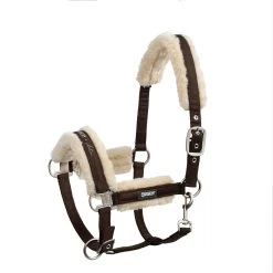 Eskadron Fauxfur Headcollar Pin Buckle -Sports - Horse Equipment Shop 333386 DBR 1
