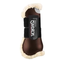 Eskadron Flexisoft Fauxfur Tendon Boots -Sports - Horse Equipment Shop 333388 DBR 1