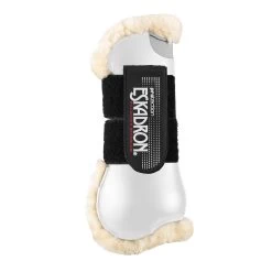 Eskadron Flexisoft Fauxfur Tendon Boots -Sports - Horse Equipment Shop 333388 WH 1