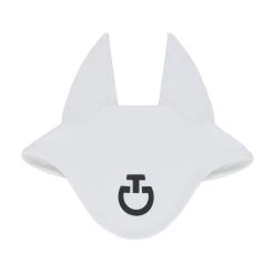 Cavalleria Toscana Light Jersey Stripe Fly Hood -Sports - Horse Equipment Shop 333973 WH KNIT 1