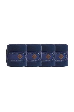 Kentucky Horsewear Pearls Polar Fleece Bandages -Sports - Horse Equipment Shop 334736 DB 1