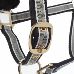 Kavalkade Gretchen Halter -Sports - Horse Equipment Shop 335701 BL GR WH 3