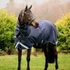 Horseware Rambo Duo Force Turnout Incl. Detachable Hood, 0g -Sports - Horse Equipment Shop 336096 DB DB WH 2