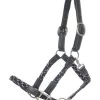 Kavalkade Tessa Braided Halter -Sports - Horse Equipment Shop 337438 ANT DB WH 01