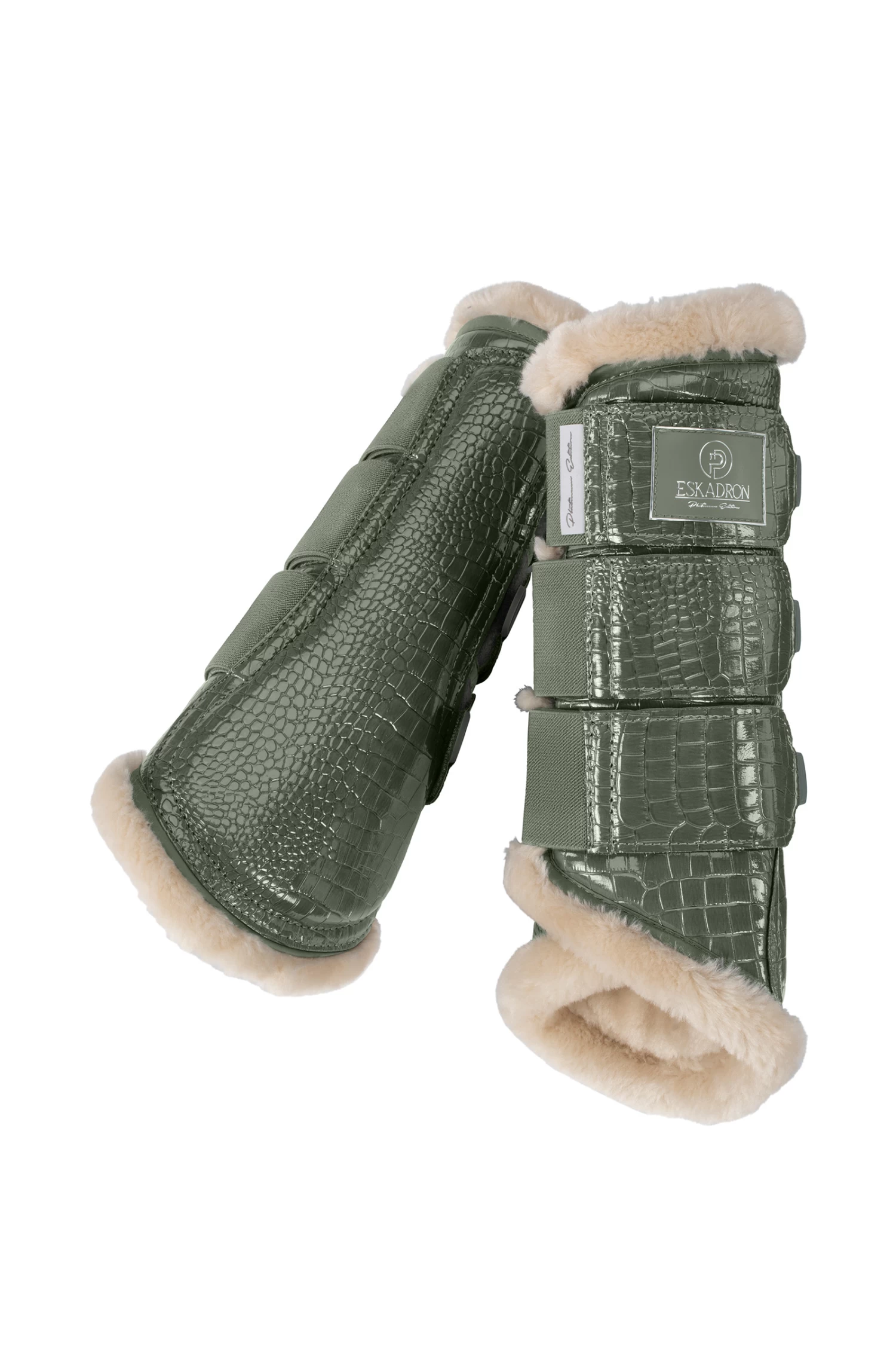 Eskadron Platinum 22 Croco FauxFur Tendon Boots 3 Eskadron Platinum 22 Croco FauxFur Tendon Boots