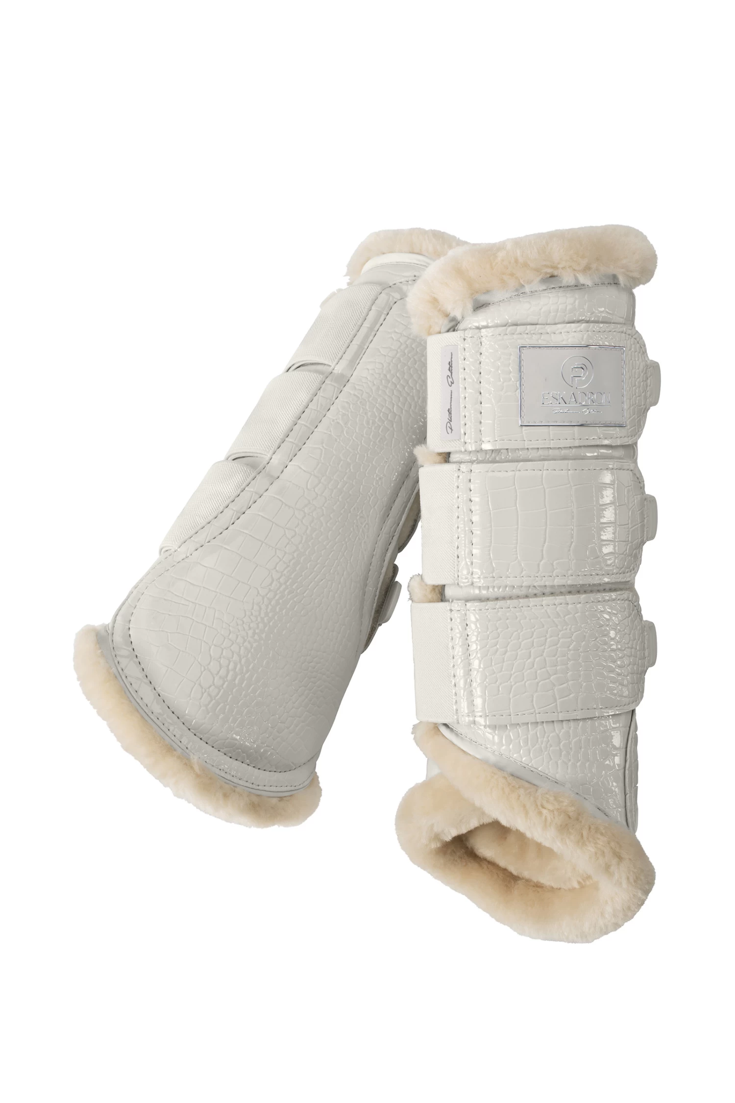 Eskadron Platinum 22 Croco FauxFur Tendon Boots 5 Eskadron Platinum 22 Croco FauxFur Tendon Boots - Image 3