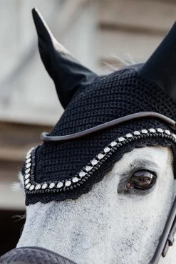 Kentucky Horsewear Wellington Big Stone & Pearl Fly Veil 8 Kentucky Horsewear Wellington Big Stone & Pearl Fly Veil -Sports - Horse Equipment Shop 341247 BL 3