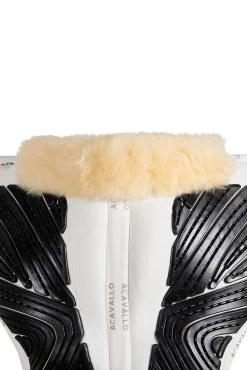 Acavallo Close Contact Gel & Memory Foam Half Pad With Sheepskin -Sports - Horse Equipment Shop 342256 WH NAT 3