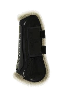 Kentucky Horsewear Vegan Sheepskin Tendon Boots Hook And Loop Fastener