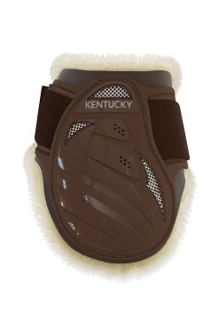 Kentucky Horsewear Vegan Sheepskin Young Horse Fetlock Boots -Sports - Horse Equipment Shop 342512 BR 1