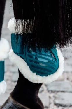 Kentucky Horsewear Vegan Sheepskin Young Horse Fetlock Boots -Sports - Horse Equipment Shop 342512 EGR 3