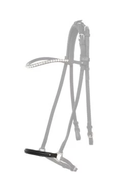 Kavalkade Svartur Dropped Noseband Piece For Kjartan Icelandic Bridle