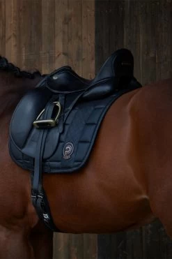 Eskadron Platinum 23 Big Square Faux Leather Dressage Saddle Pad -Sports - Horse Equipment Shop 345442 BL 02