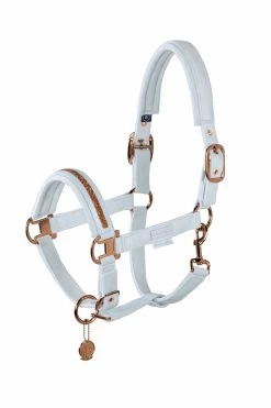 Eskadron Platinum 23 Double Pin Velvet Jewel Headcollar -Sports - Horse Equipment Shop 345449 PLB 01