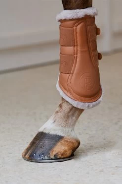 Eskadron Platinum 23 Faux Leather Faux Fur Tendon Boots -Sports - Horse Equipment Shop 345454 CLBR 02