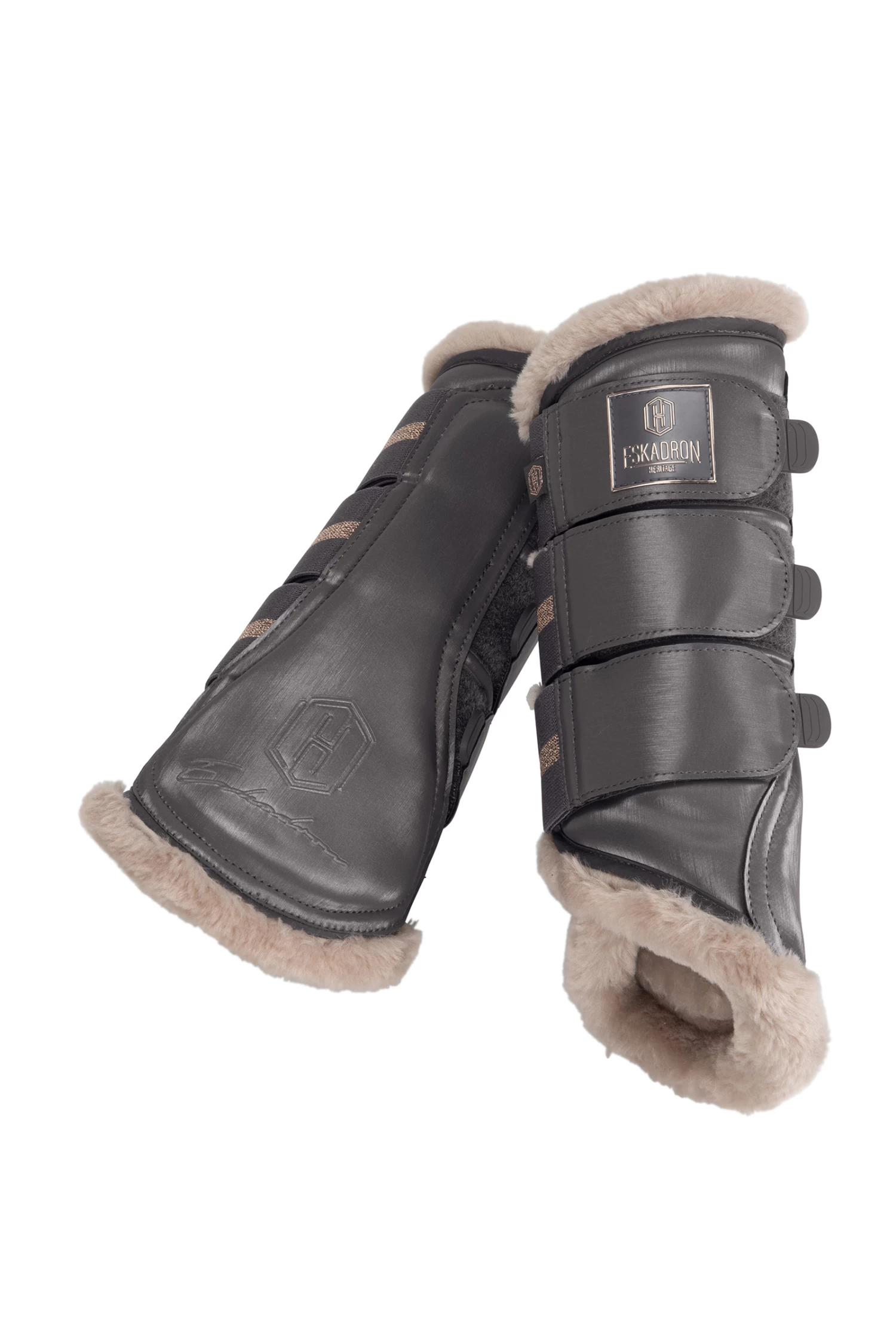 Eskadron Heritage AW2023 Glamslate FauxFur Tendon Boots 3 Eskadron Heritage AW2023 Glamslate FauxFur Tendon Boots